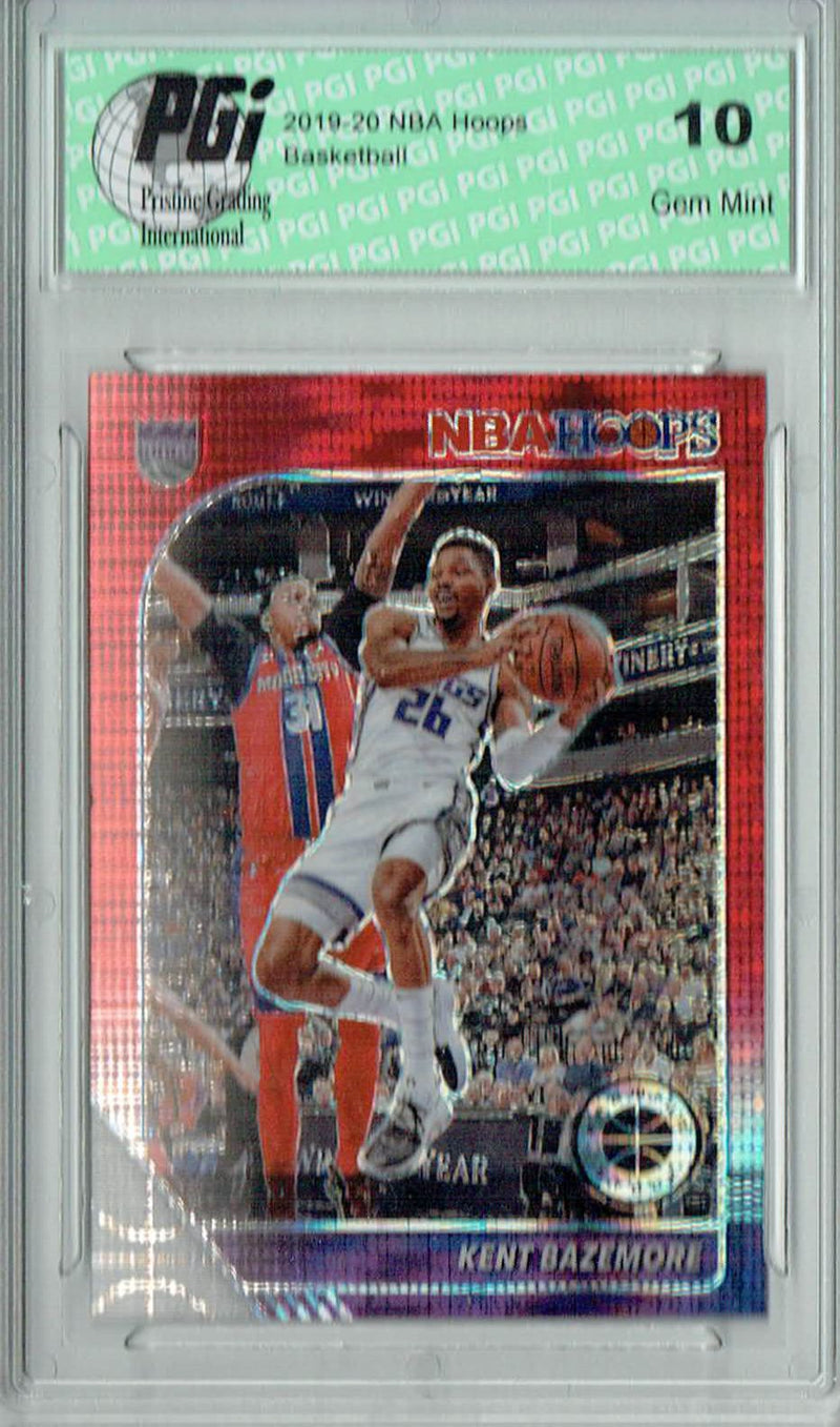 Kent Bazemore 2020 NBA Hoops #4 Pulsar Premium Red Card PGI 10