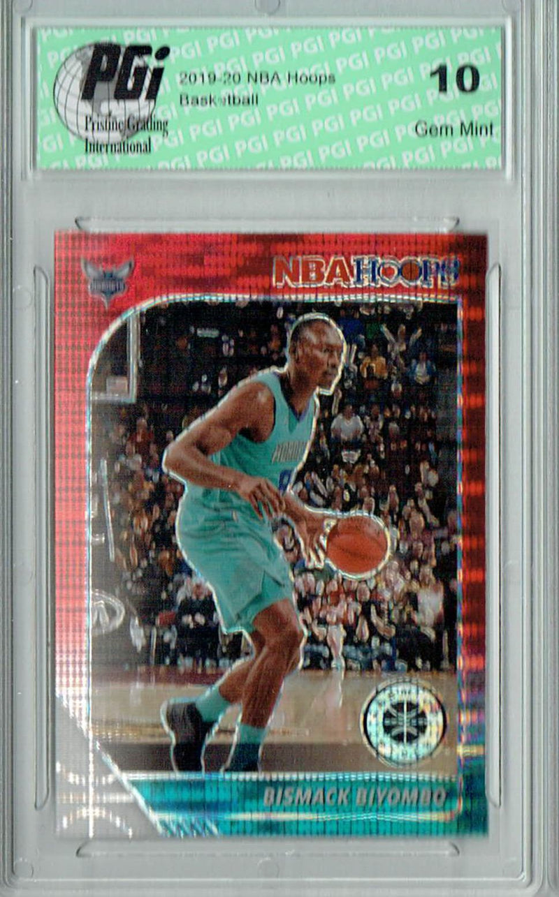 Bismack Biyombo 2020 NBA Hoops #23 Pulsar Premium Red Card PGI 10
