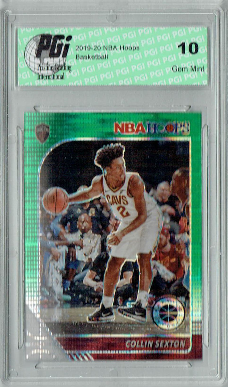 Collin Sexton 2020 NBA Hoops #38 Pulsar Premium Green Card PGI 10