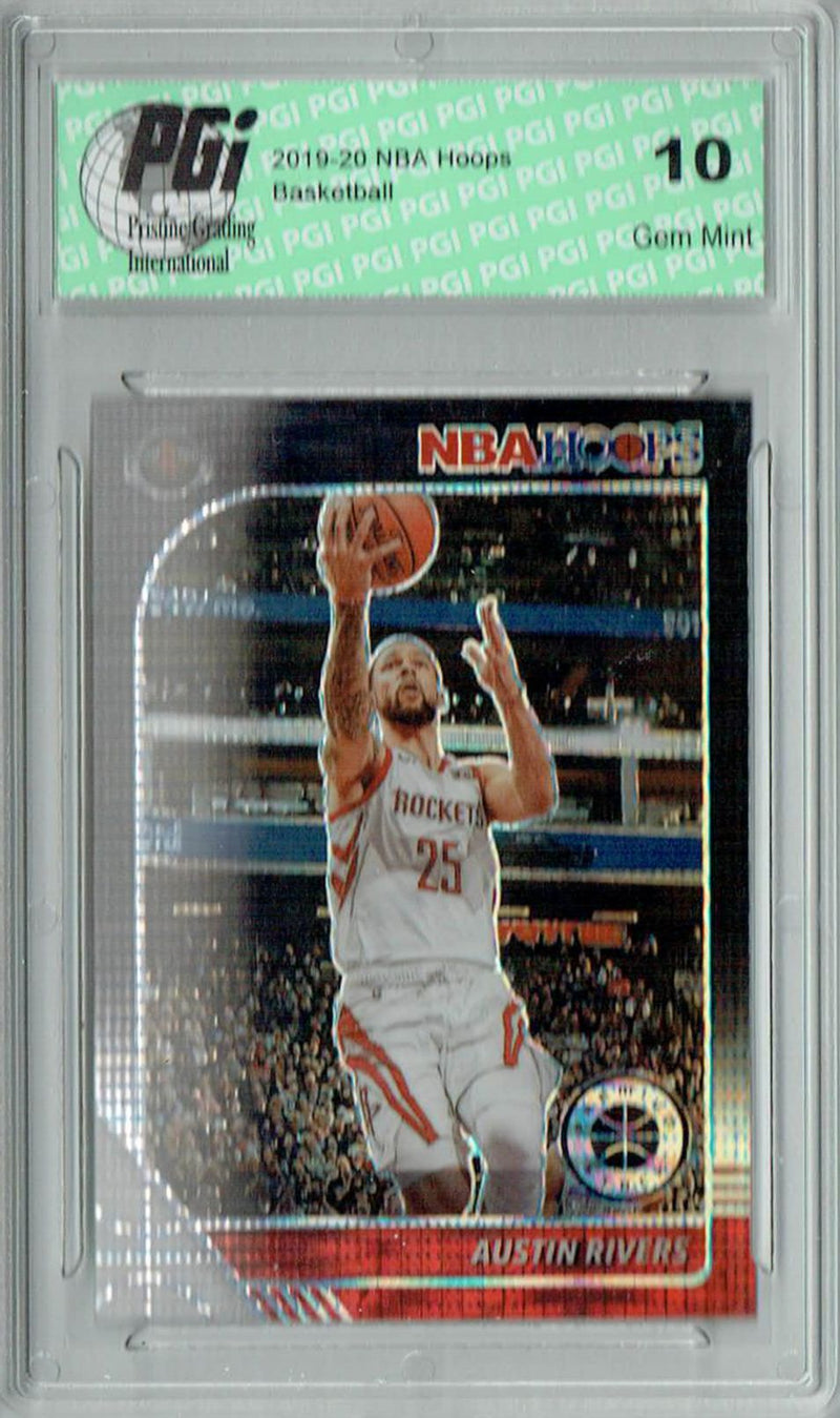 Austin Rivers 2020 NBA Hoops #72 Pulsar Premium Black Card PGI 10