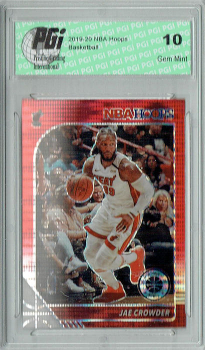 Jae Crowder 2020 NBA Hoops #92 Pulsar Premium Red Card PGI 10