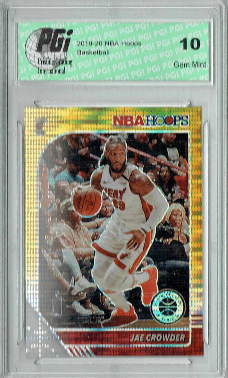Jae Crowder 2020 NBA Hoops #92 Pulsar Premium Gold Card PGI 10