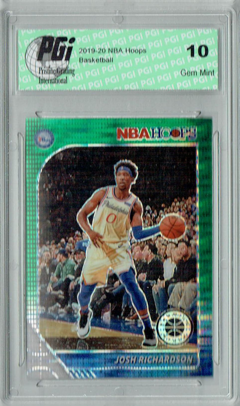 Josh Richardson 2020 NBA Hoops #98 Pulsar Premium Green Card PGI 10