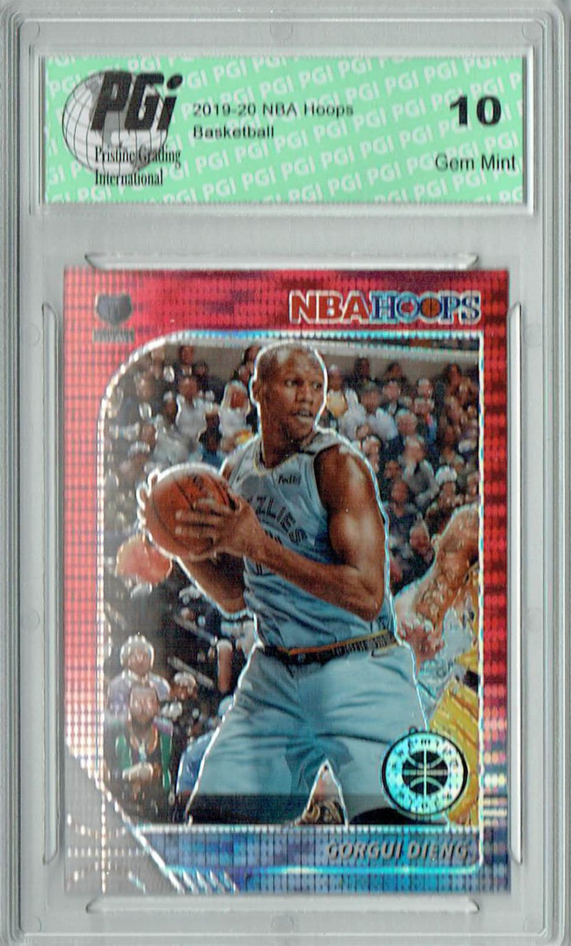 Gorgui Dieng 2020 NBA Hoops #112 Pulsar Premium Red Card PGI 10