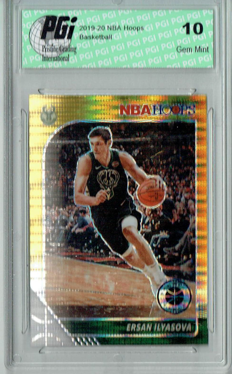 Ersan Ilyasova 2020 NBA Hoops #109 Pulsar Premium Gold Card PGI 10