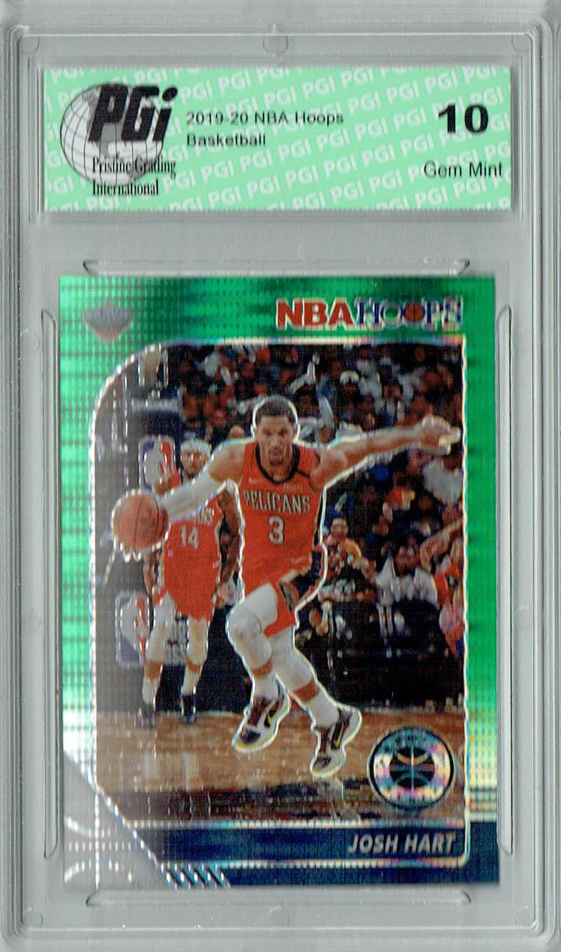 Josh Hart 2020 NBA Hoops #117 Pulsar Premium Green Card PGI 10