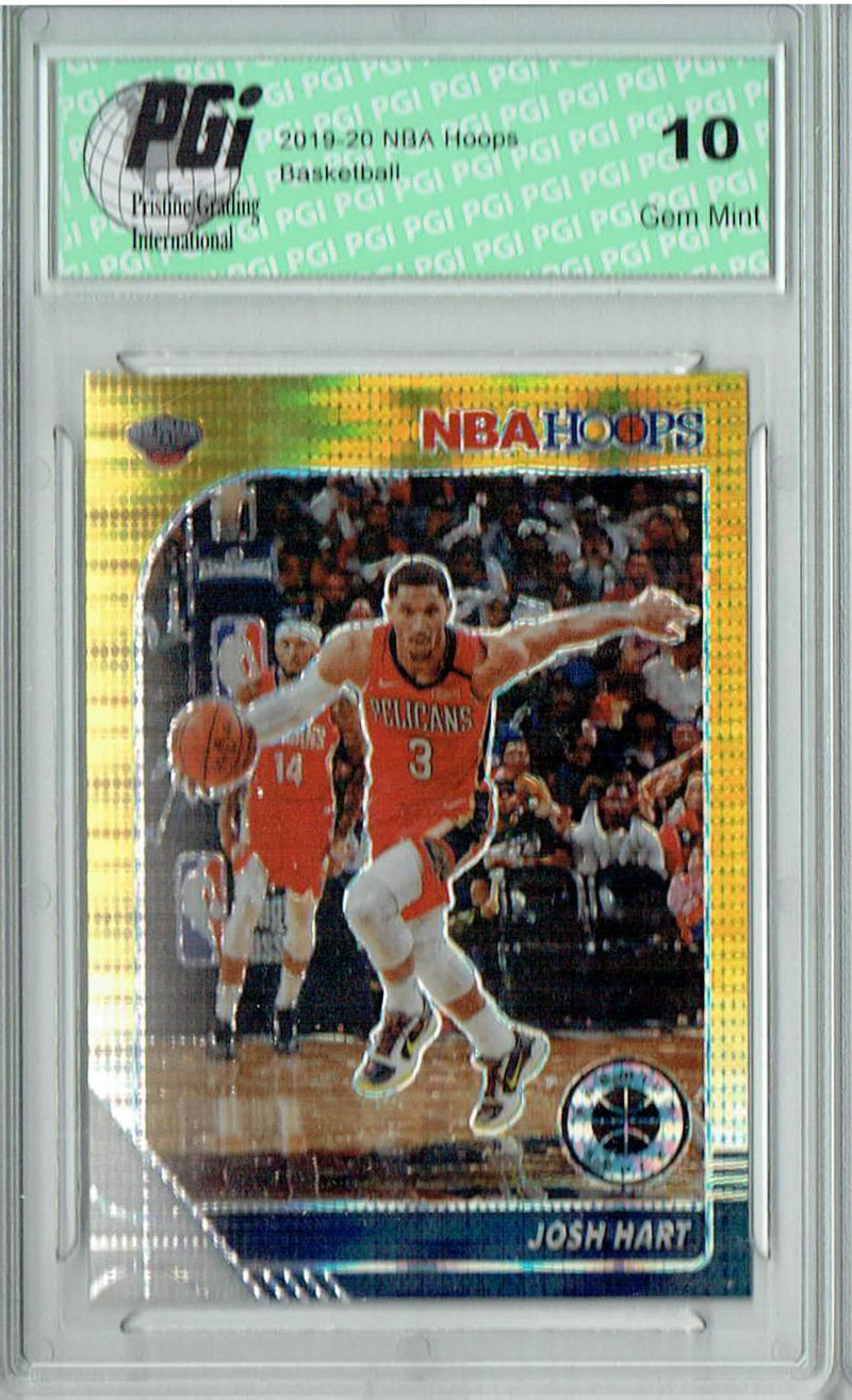 Josh Hart 2020 NBA Hoops #117 Pulsar Premium Gold Card PGI 10
