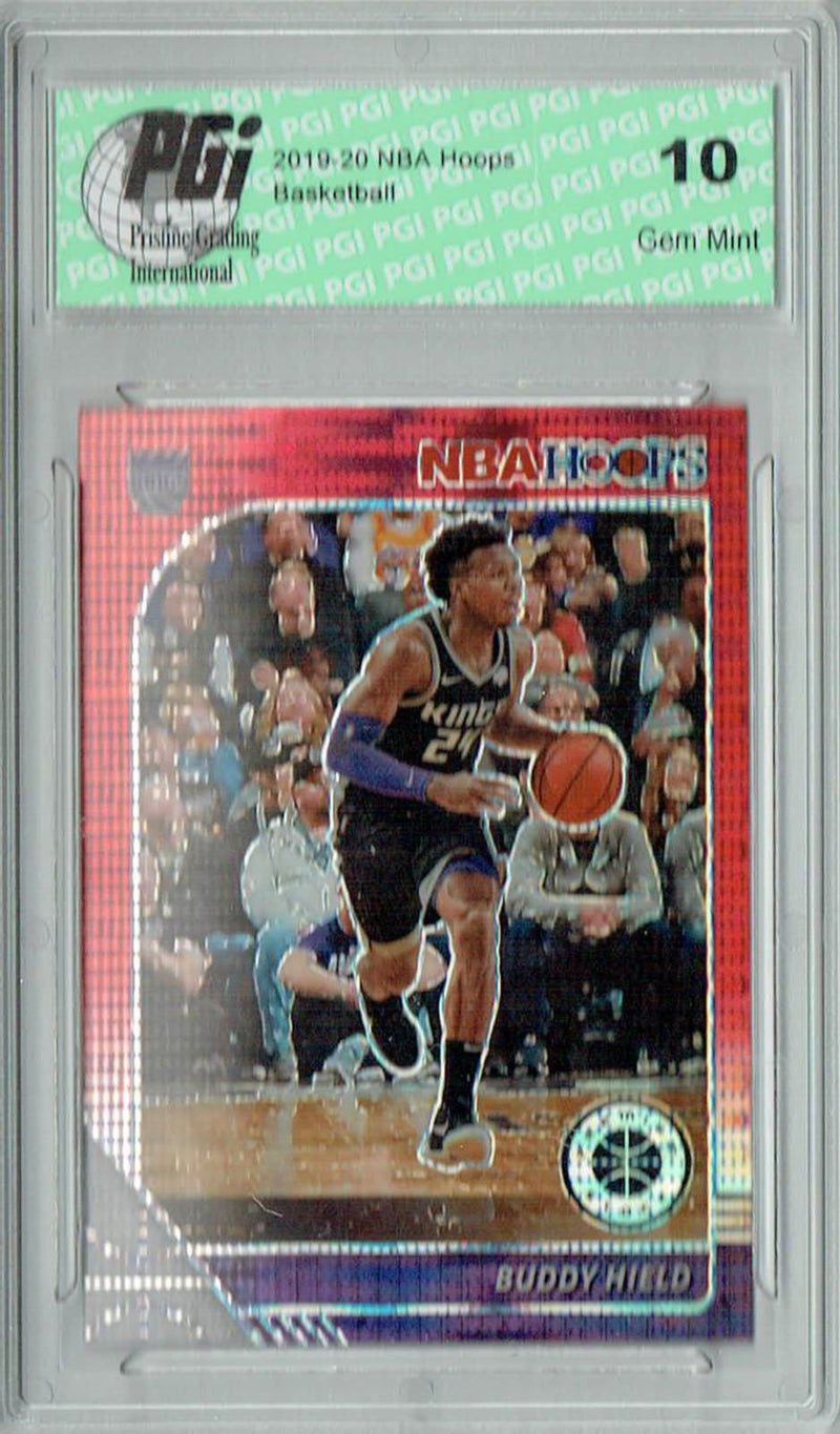 Buddy Hield 2020 NBA Hoops #167 Pulsar Premium Red Card PGI 10