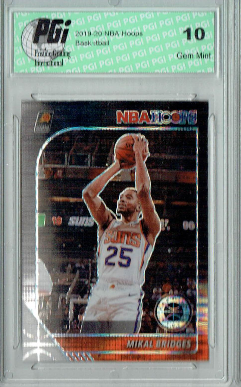 Mikal Bridges 2020 NBA Hoops #153 Pulsar Premium Black Card PGI 10