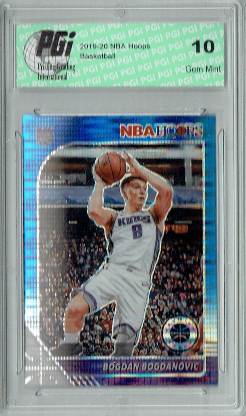 Bogdan Bogdanovic 2020 NBA Hoops #168 Pulsar Premium Blue Card PGI 10