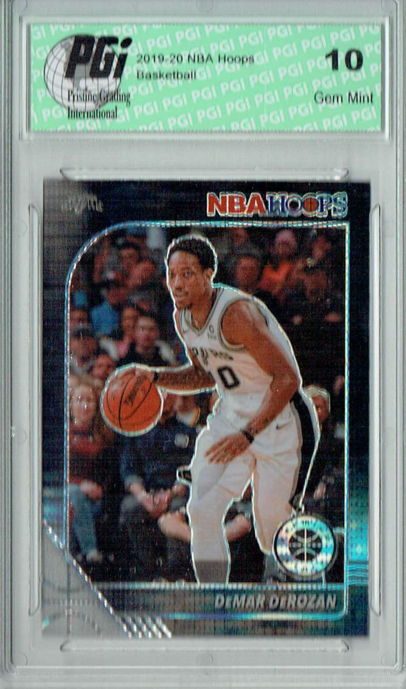 Demar Derozan 2020 NBA Hoops #172 Pulsar Premium Black Card PGI 10