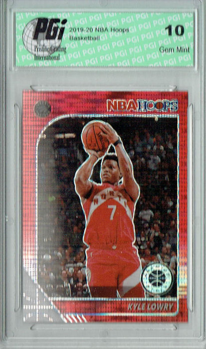 Kyle Lowry 2020 NBA Hoops #181 Pulsar Premium Red Card PGI 10