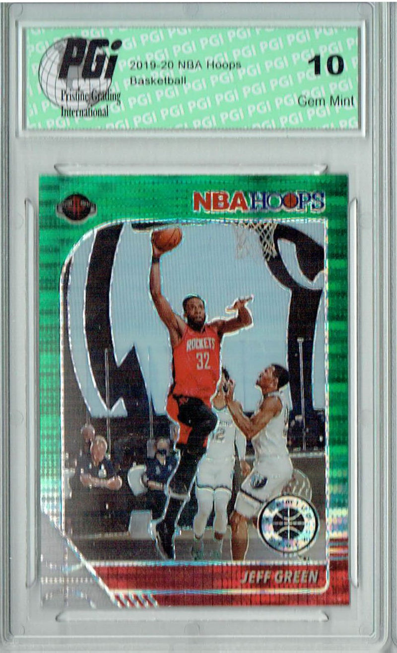 Jeff Green 2020 NBA Hoops #198 Pulsar Premium Green Card PGI 10