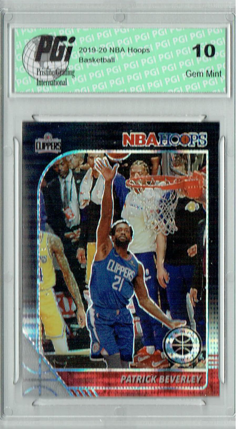 Patrick Beverley 2020 NBA Hoops #271 Pulsar Premium Black Card PGI 10