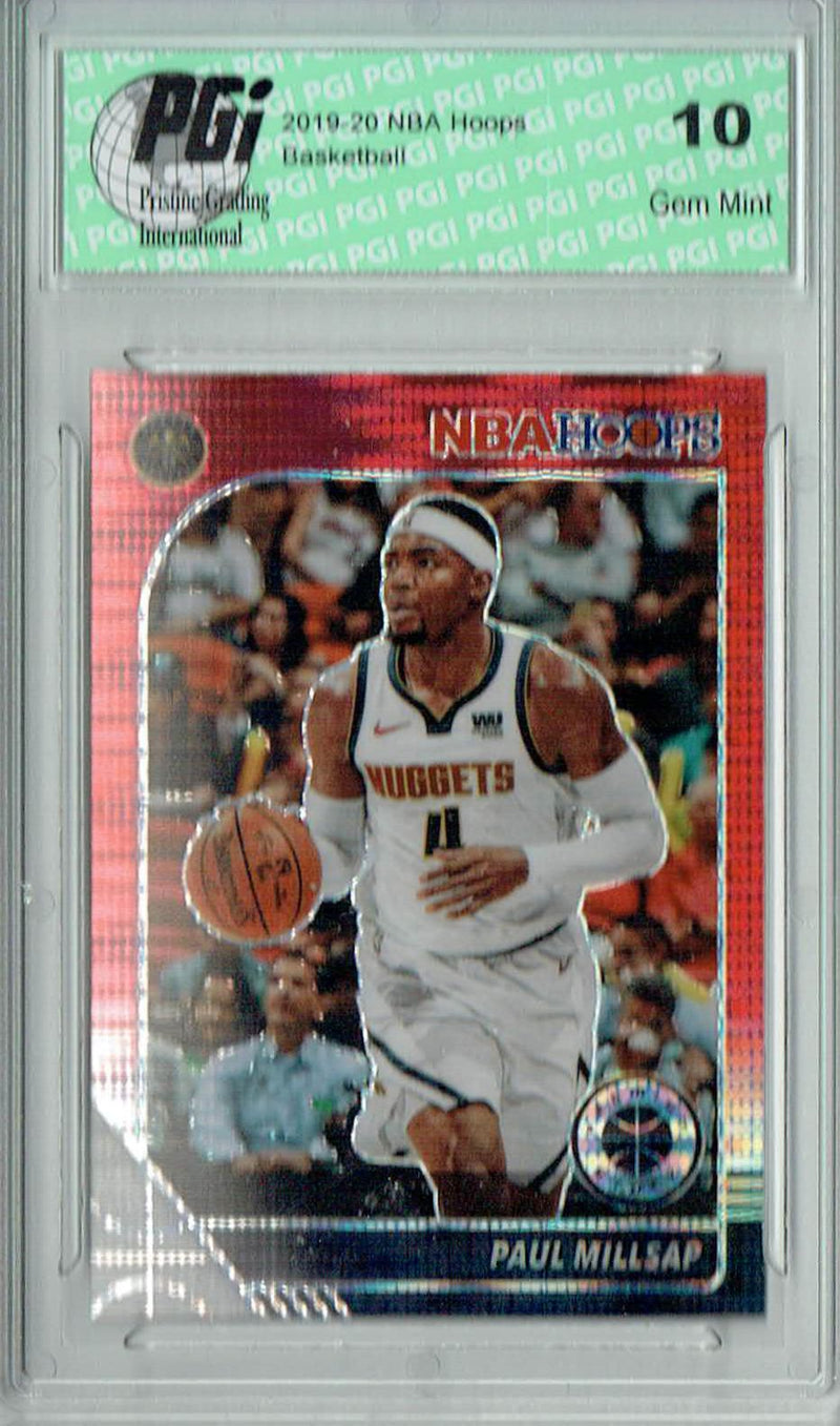 Paul Millsap 2020 NBA Hoops #266 Pulsar Premium Red Card PGI 10