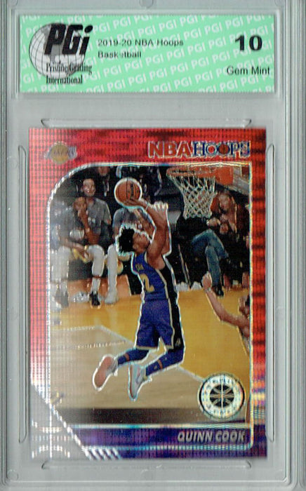 Quinn Cook 2020 NBA Hoops #267 Pulsar Premium Red Card PGI 10