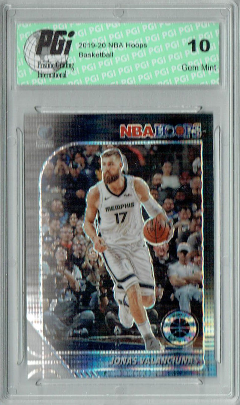 Jonas Valanciunas 2020 NBA Hoops #274 Pulsar Premium Black Card PGI 10