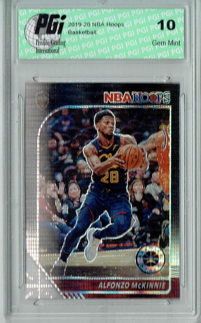 Alfonzo McKinnie 2020 NBA Hoops #269 Pulsar Premium Black Card PGI 10