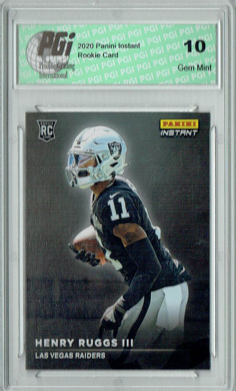 Henry Ruggs lll 2020 Panini Instant #RS15 Spotlight 1/1155 Rookie Card PGI 10
