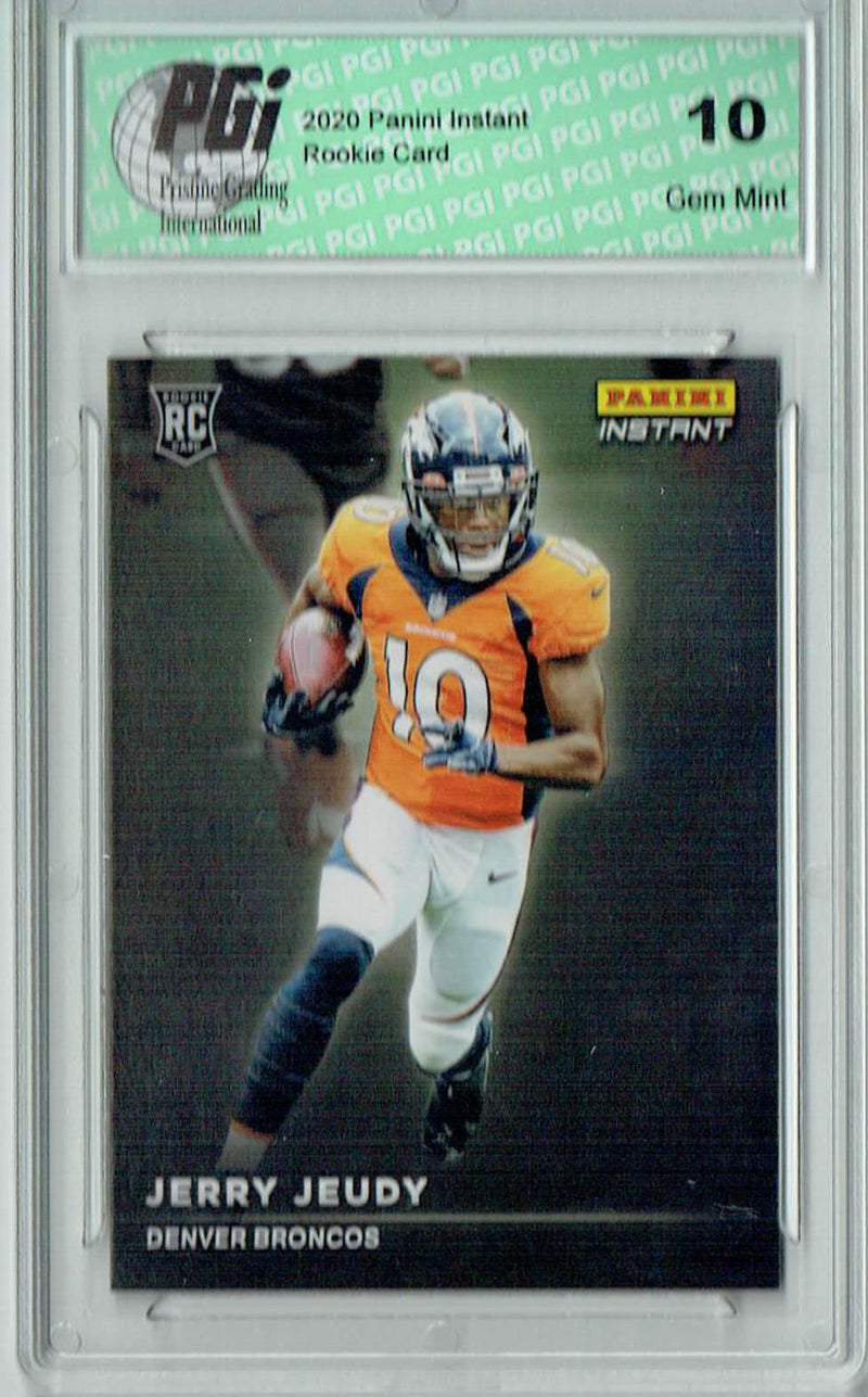 Jerry Jeudy 2020 Panini Instant #RS13 Spotlight 1/1155 Made Rookie Card PGI 10