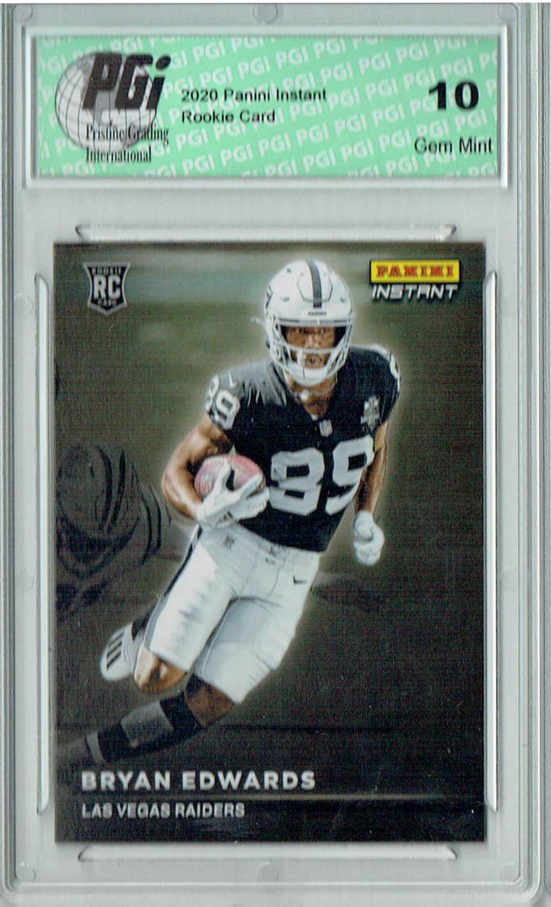 Bryan Edwards 2020 Panini Instant #RS28 Spotlight 1/1155 Made Rookie Card PGI 10