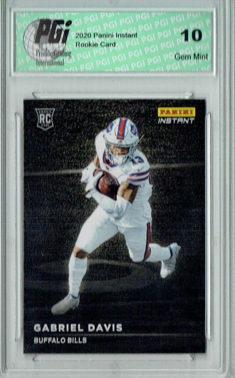 Gabriel Davis 2020 Panini Instant #RS30 Spotlight 1/1155 Made Rookie Card PGI 10