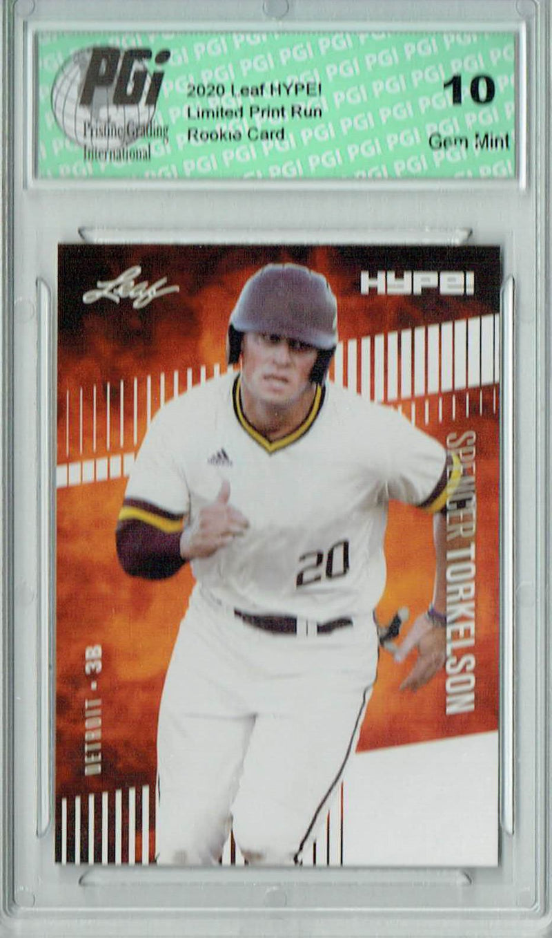 Spencer Torkelson 2020 Leaf HYPE #41A Only 5000 Made Rookie Card PGI 10