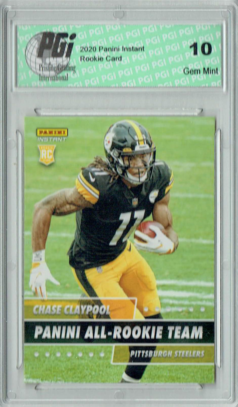 Chase Claypool 2020 Panini #ART-7 All Rookie Team 1 of 648 Rookie Card PGI 10