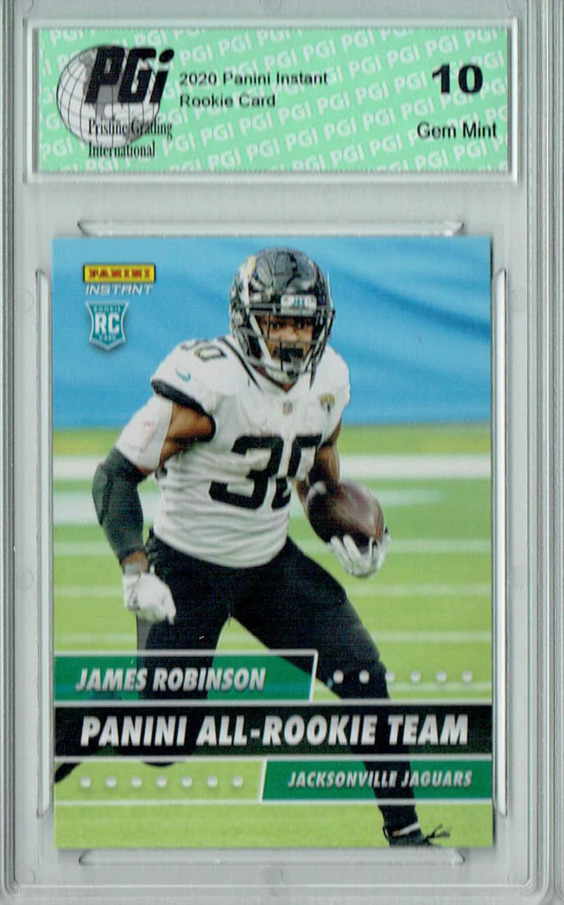 James Robinson 2020 Panini #ART-3 All Rookie Team 1 of 648 Rookie Card PGI 10