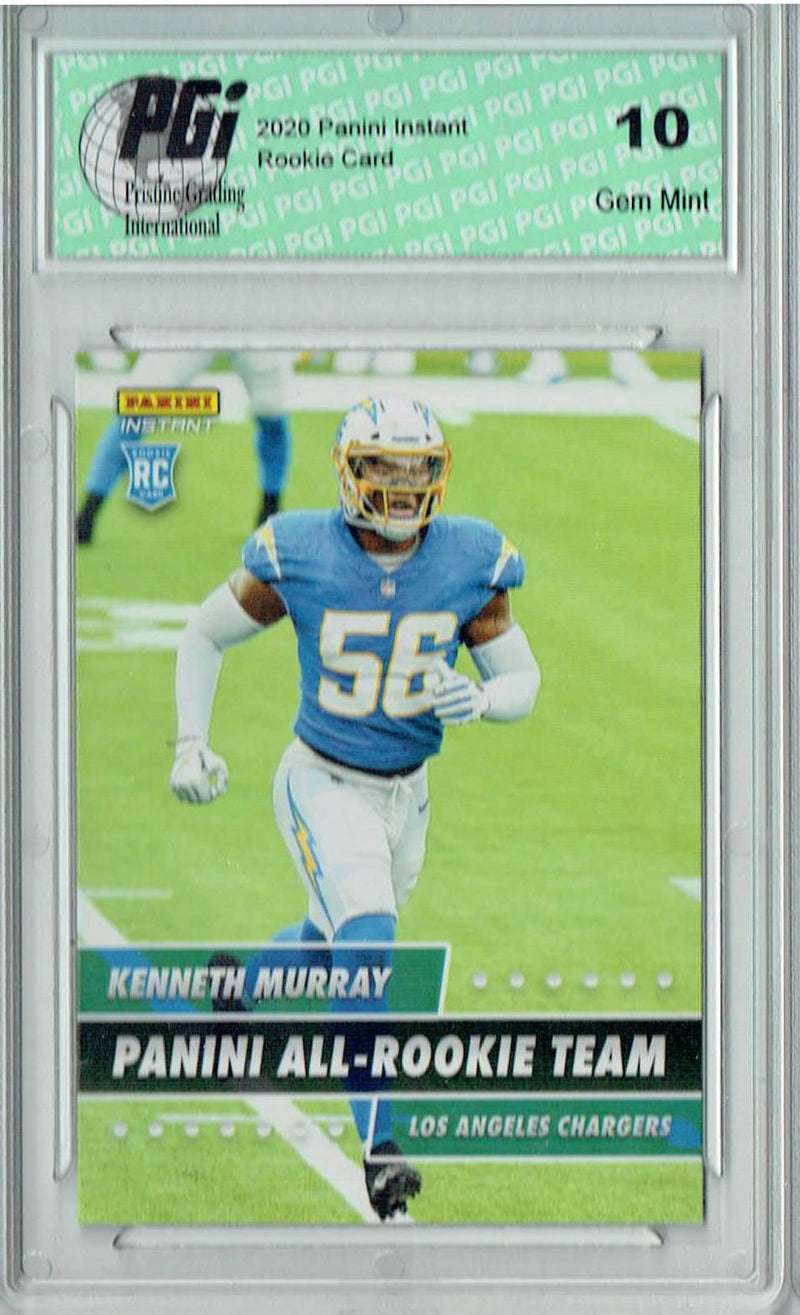 Kenneth Murray 2020 Panini #ART-19 All Rookie Team 1 of 648 Rookie Card PGI 10