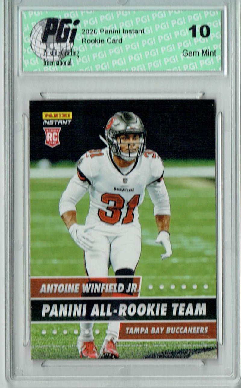 Antoine Winfield Jr 2020 Panini #ART-22 All Rookie Team 1/648 Rookie Card PGI 10