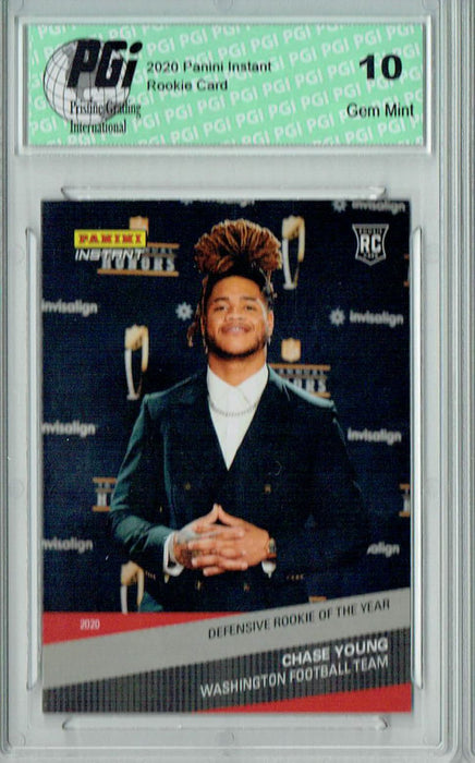 Chase Young 2020 Panini Instant #267 Just 240 Ever Made Rookie Card PGI 10