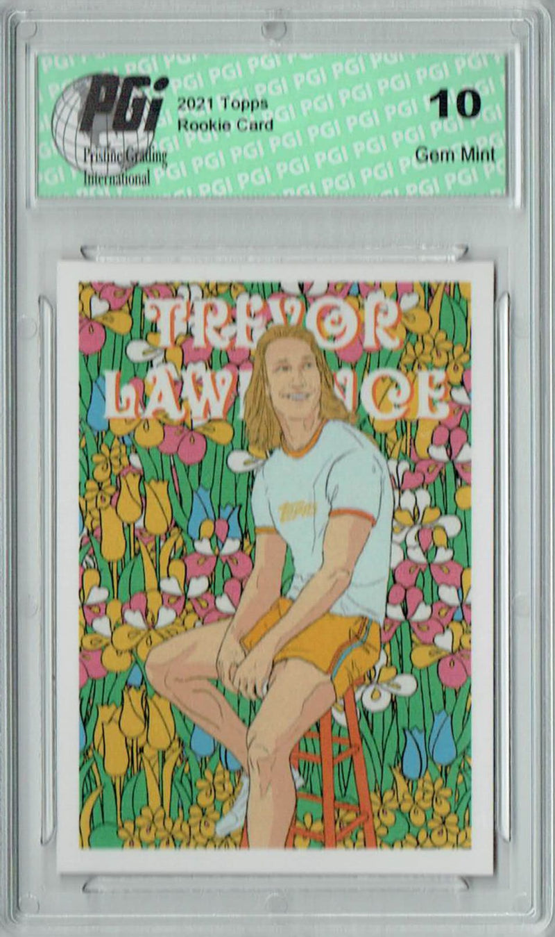 Trevor Lawrence 2021 Topps X #35 Flower Power #2 Rookie Card PGI 10