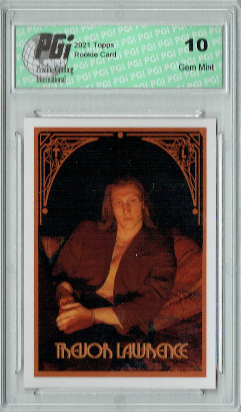 Trevor Lawrence 2021 Topps X #42 Metropolitan #2 Rookie Card PGI 10
