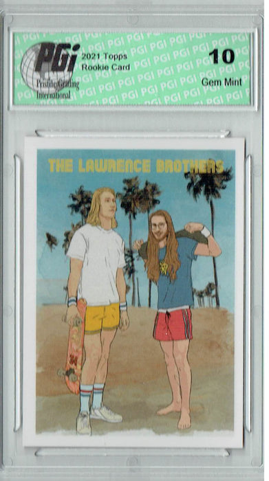 Trevor Lawrence 2021 Topps X #40 Lawrence Bros Rookie Card PGI 10