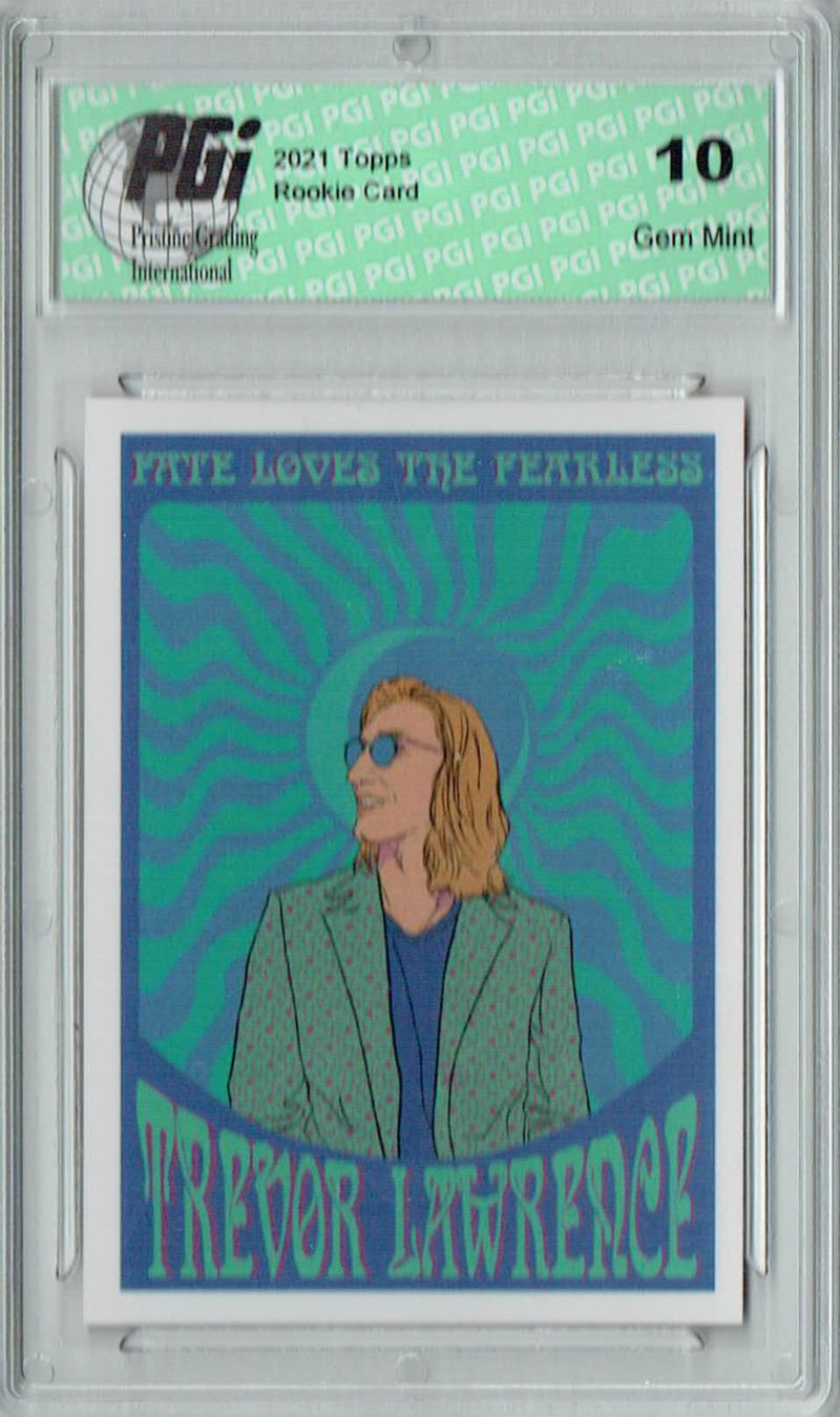 Trevor Lawrence 2021 Topps X #43 Moon Beamer Rookie Card PGI 10