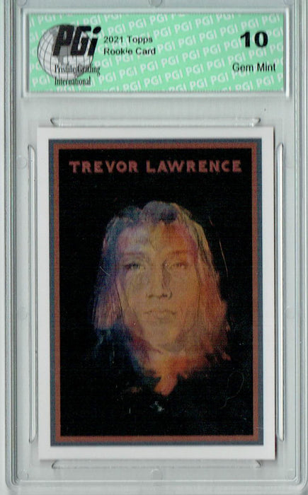 Trevor Lawrence 2021 Topps X #31 Avalanche #1 Rookie Card PGI 10