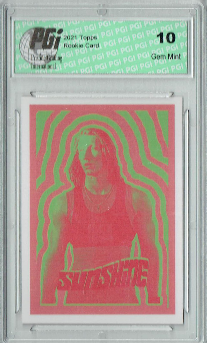 Trevor Lawrence 2021 Topps X #50 Watermelon Rookie Card PGI 10