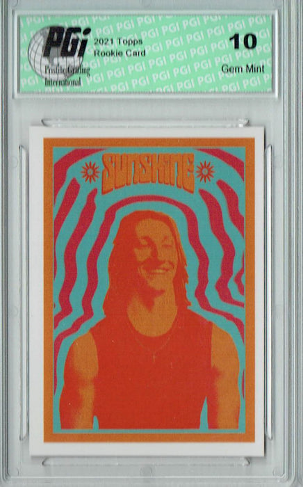 Trevor Lawrence 2021 Topps X #47 Tangerine Rookie Card PGI 10