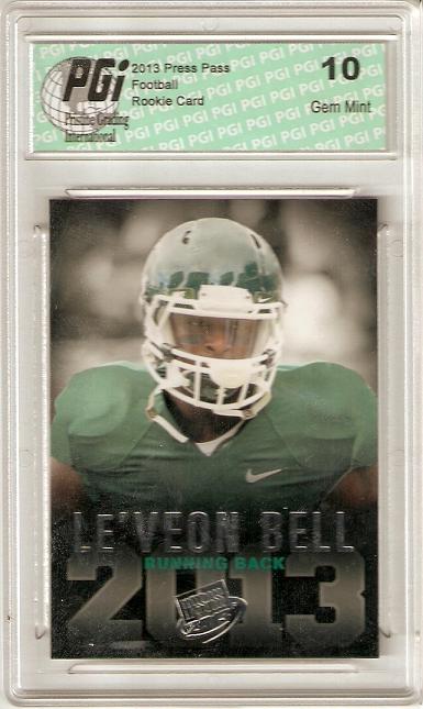 Le'veon Bell Steelers 2013 Press Pass 1st Licensed Rookie Card PGI 10