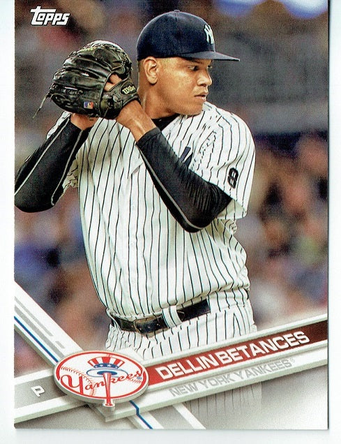 Dellin Betances 2017 Topps Baseball 25 Card Lot New York Yankees #NYY-5