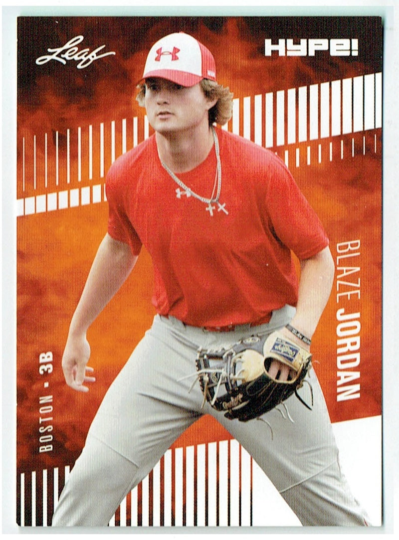 Blaze Jordan 2020 Leaf HYPE! #43 Only 5000 Made 25-Card Rookie Lot