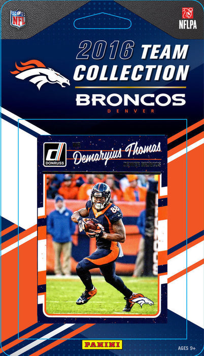 Denver Broncos 2016 Donruss Football #Set Team Set Von Miller Paxton Lynch