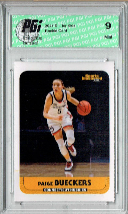 PGI 9 Paige Bueckers 2021 S.I. for Kids #963 Rookie Card