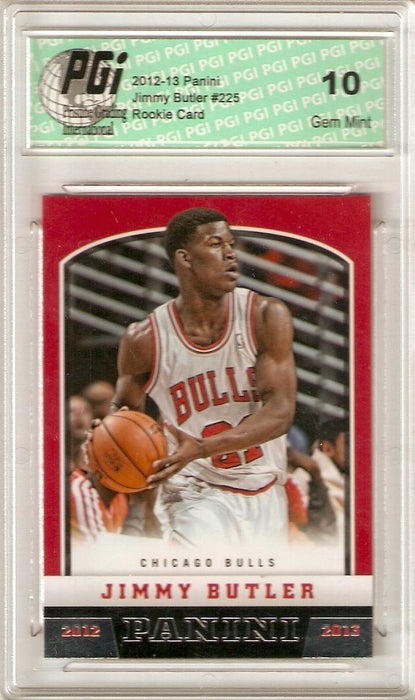 Jimmy Butler 2012-13 Panini #225 Chicago Bulls Rookie Card PGI 10