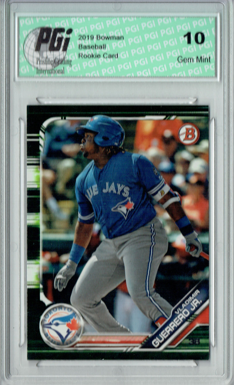 Vladimir Guerrero Jr. 2019 Bowman #BP1 Camo SP Rookie Card PGI 10