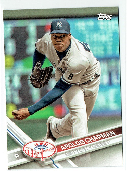 Aroldis Chapman 2017 Topps Baseball 25 Card Lot New York Yankees #NYY-9