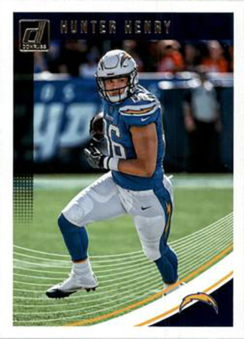 Hunter Henry 2018 Donruss Football 48 Card Lot Los Angeles Chargers #162