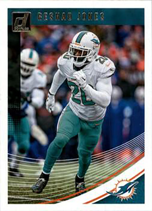 Reshad Jones 2018 Donruss Football 48 Card Lot Miami Dolphins #169