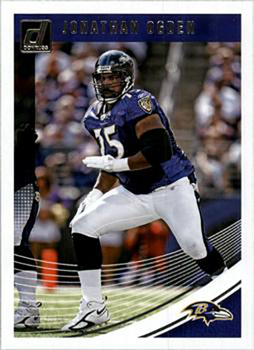 Jonathan Ogden 2018 Donruss Football 48 Card Lot Baltimore Ravens #27